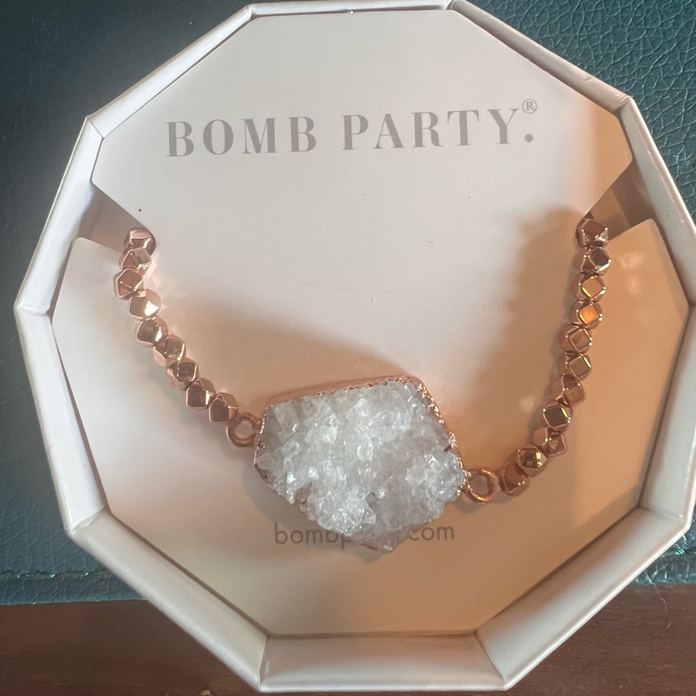 Bomb Party Druzy Bracelet